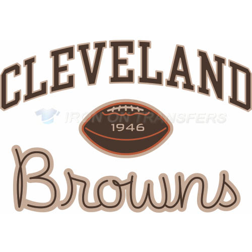 Cleveland Browns Iron-on Stickers (Heat Transfers)NO.482